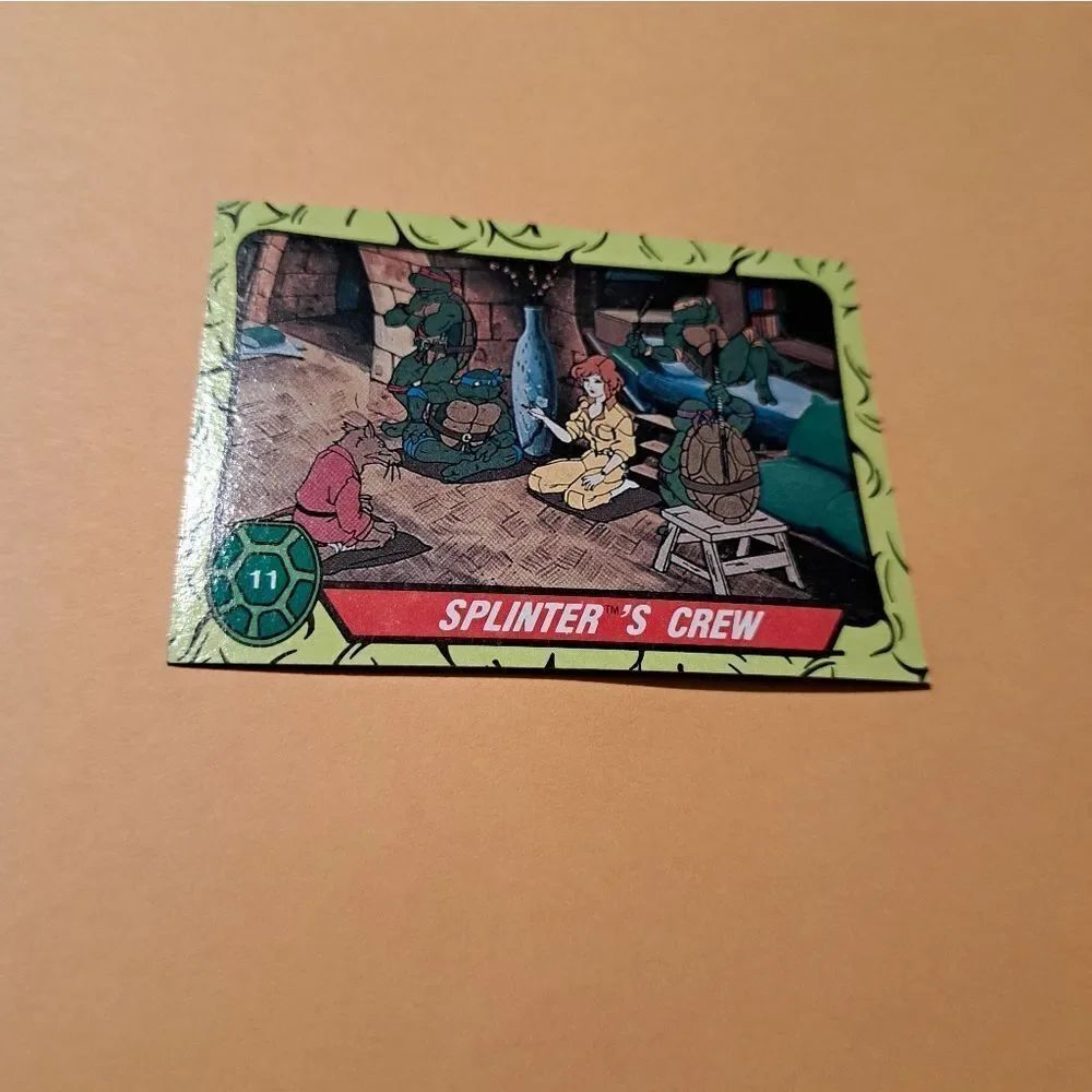 1989 Topps TMNT Splinters Crew Trading Card 11 Teenage Mutant Ninja Turtles